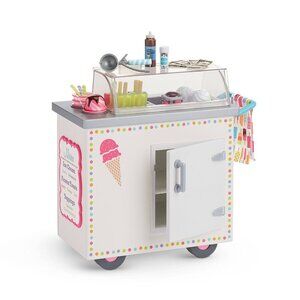 American Girl Ice Cream Cart with Accessories